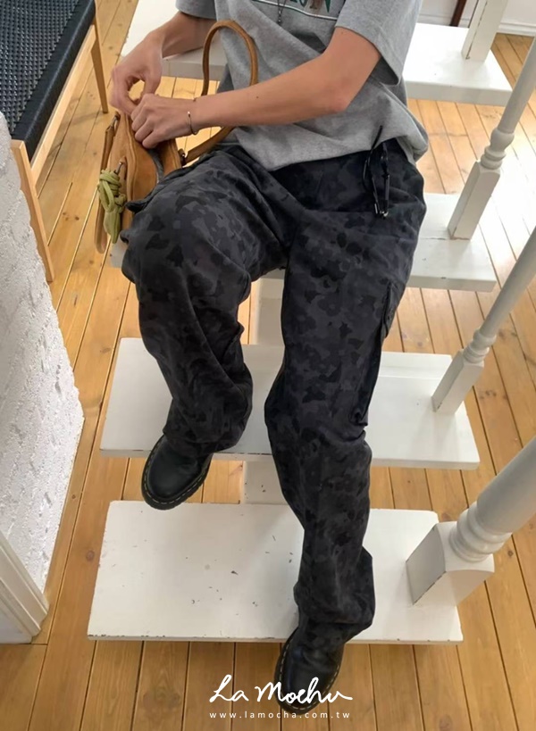 雙口袋迷彩工作褲